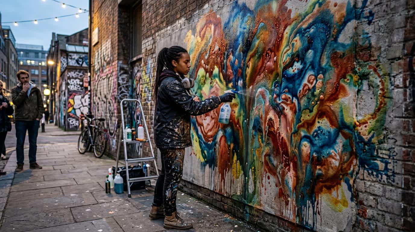 Reactive Art: Street Artists Using Chemical Reactions as a Medium